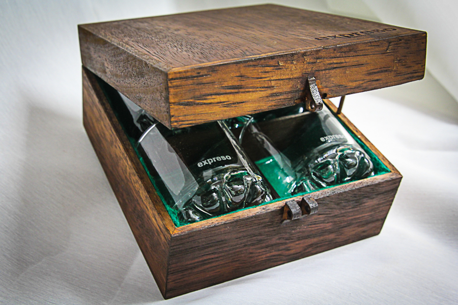 Expreso - Caja para vasos de Whisky